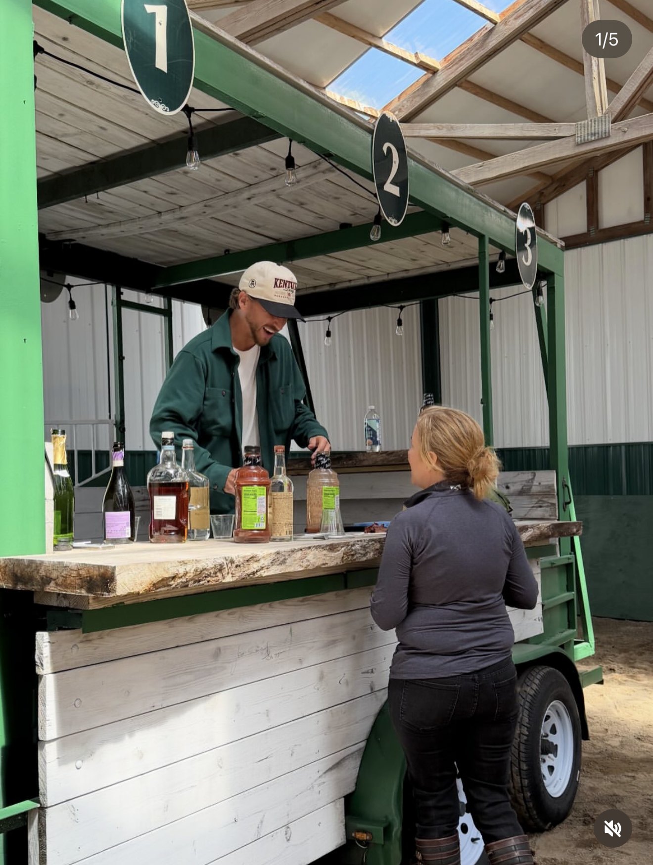 Serving guests at a Second Stride Louisville event